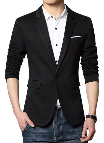 Trajes De Hombre Blazer Casual De Un Solo Pecho Para Hombre