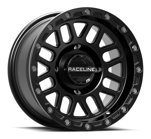 Rin Raceline Podium Beadlock 4/110 14x7 5+2 (+10mm) Negro