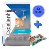 Pack Excellent Gato Adulto Urinary 7.5kg + Toallitas Húmedas