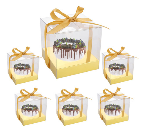 Muxhel 50 Recipientes Individuales Para Cupcakes, Cajas De P