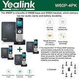 Yealink Ip W60p Teléfono (4-unidades) Es Un Paquete De Base 