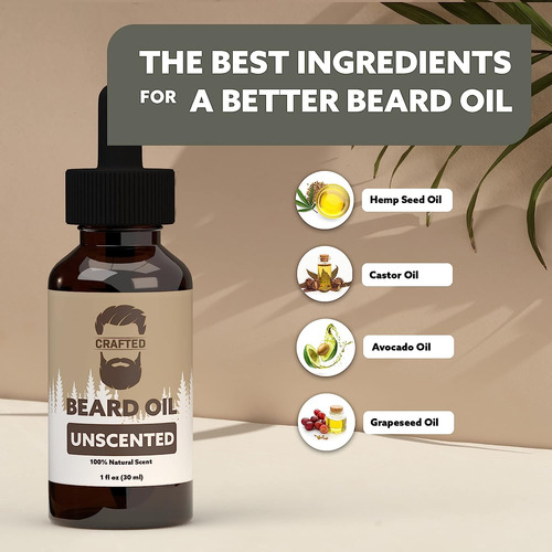 Aceite Para Barba De Crafted Beards Acondicionador De Aceite