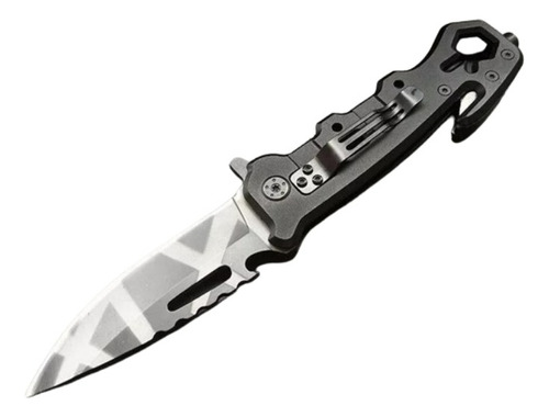 Cuchillo Corta Pluma Tactico Militar 3 En 1 Caza Pezca