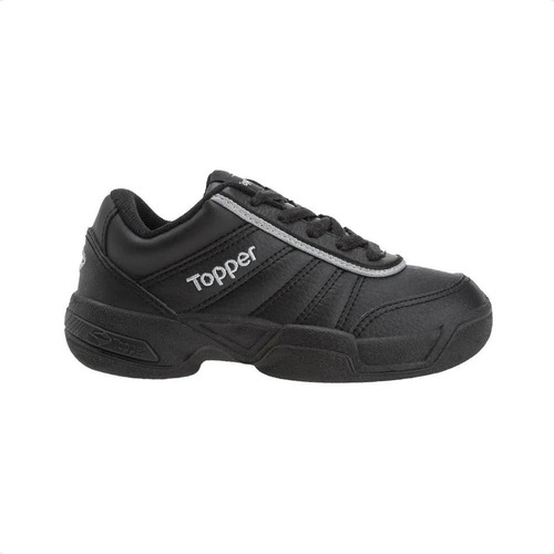 Zapatillas Topper Tie Break Ii Color Negro - Niños 26 Ar