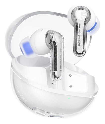 Audífonos Inalámbricos Bluetooth 5.3 De Soundpeats, Color Bl