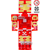 Minecraft Iron Man Muñeco Juguete Figura Articulada Con Luz