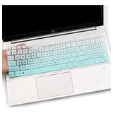 Cubre Teclado Ingles Para Hp Laptop Pavilion - Verde Menta