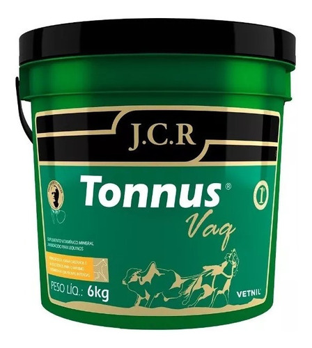 Tonnus Vaquejada Jcr 6kg Vetnil Suplemento Cavalos Equinos