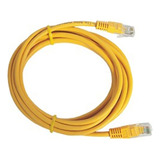 Patch Cord Cable Parcheo Red Utp Categoría 5e 1 M Amarillo