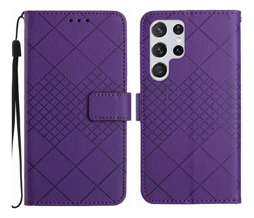 Funda De Teléfono Con Patrón De Diamantes For Samsung