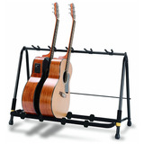 Hercules Gs525b Atril Soporte Stand Para 5 Guitarras / Bajos Color Negro
