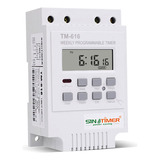Sinotimer Tm616w-2, 30 A, 220 V, Programable Semanal, Electr
