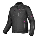 Jaqueta Feminina X11 Moto Motociclista Iron 3 Rosa À Vista