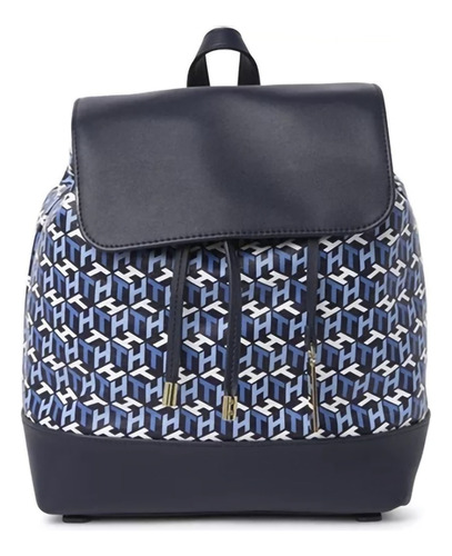 Mochila Bolso Tommy Hilfiger Azul Kimberly Matte