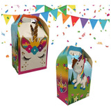 50 Cajas Dulceras De Unicornio Articulos De Fiesta