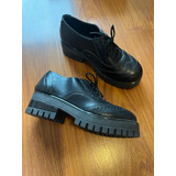 Zapatos Estilo Mocasines Negros, Usados