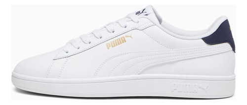 Tenis Puma Hombre Smash V2 L Blanco Negro 365215-35