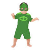 Fantasia Pj Masks Bebê Lagartixo Verde Herois De Pijama