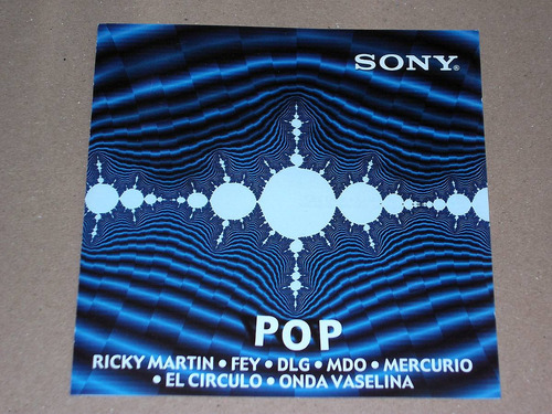 Sony Pop Fey Onda Vaselina Mercurio Mdo Ricky Promo Cd  Ov7