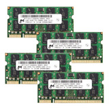 Memoria Ram Ddr2 4gb (4x2gb) 800mhz Pc2-6400  Notebook 
