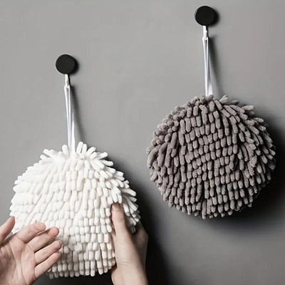 Toalla De Mano Colgante De Microfibra Súper Absorbente Whitegray | Envío gratis