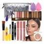 Kit Maquillaje Corrector Facial Sombra Glam Look Prolongado | Envío gratis
