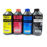 Combo 4 Litros De Tinta Para Recarga Y Sistema De Tinta X4