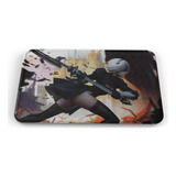 Tapete Nier Automata Gaming Habitacion Baño Lavable 50x80cm