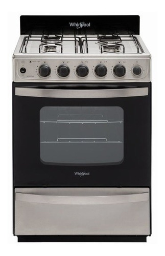 Cocina Whirlpool A Gas Wfx57dw 56cm Inox