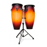 Set Conga Madera Latin Percussion Lp646ny Vsb,10 11 Lp646