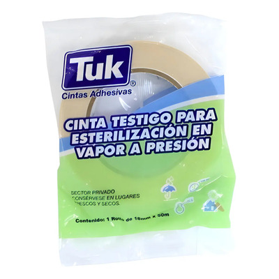 Cinta Testigo Para Esterilizar En Vapor De 18mm X 50 M Tuk | MercadoLibre