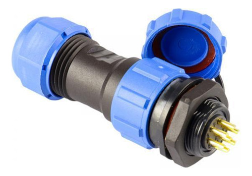 6 Enchufe Y Enchufe Sp17, Conector A Prueba De Agua Ip68,