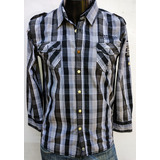 Camisa Kevingston Talle S Negra Y Gris 