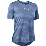 Polera Bicicleta Mujer Ranger Drirelease Azul Fox