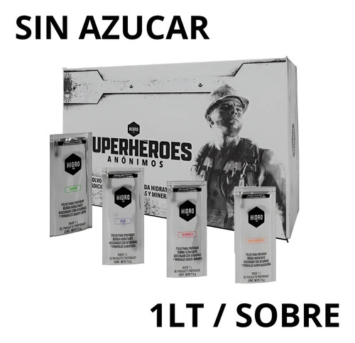 Suero Bebida Hidratante Hidro220 Sobre De 1 Lt (50 Sobres)