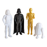 Figuras Star Wars Low Poly / Impresión 3d / Set X 4