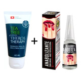 Creme Theros Therapy 60ml + Base Fortalecedora Pacstar 8 Ml