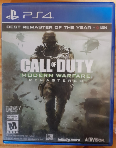 Call Of Duty Modern Warfare Remasterizado Ps4