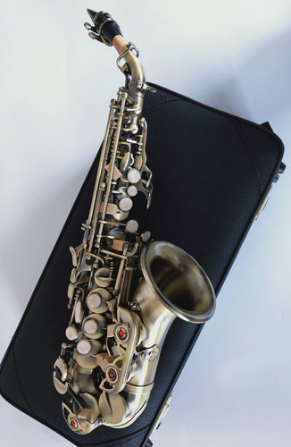 Yanagisawa Saxofón Soprano Curvo Saxofón Bbtune Instrumento 