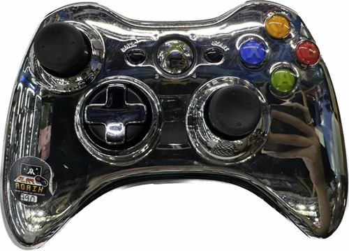 Control Inalámbrico Xbox 360 Chrome Series Plata Original 