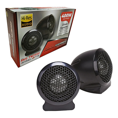 Set De Tweeters Rock Series 400w Max Power Rkstw25sq Color Negro | Meses sin interés
