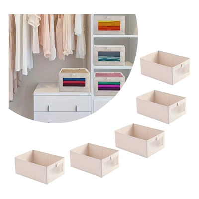 Kit Cesto Organizador De Guarda Roupa P\u002Fgaveta Dobrável | Frete grátis