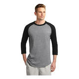 Sport-tek Men S Colorblock Raglan Jersey