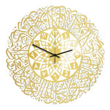 Reloj De Pared Colgante Moderno Decoraciones De Arte Dorado