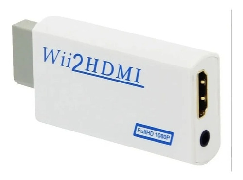 Adaptador Conversor Nintendo Wii A Cable Hdmi 1080p Fullhd