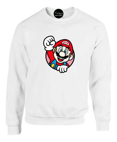 Buzo Super Mario Bros Nintendo Serie Video Nintendo Crewneck