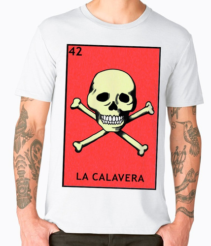 Playeras Cleen Alexer Loteria La Calavera Mod 9