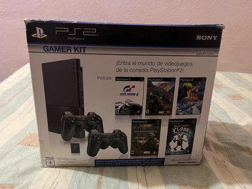 Consola Playstation 2 Gamer Kit Como Nuevo.