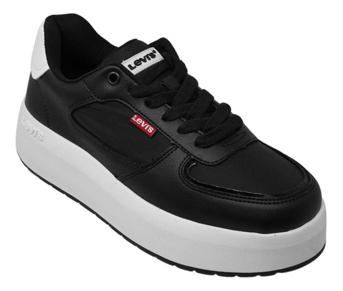Tenis Negras Casuales Zapatos Mujer Levis L1223562