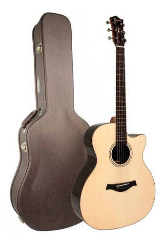 Violão Tagima Elétrico Cf-1000e Equalizer Medium Jumbo +case Cor Natural Orientação Da Mão Direita